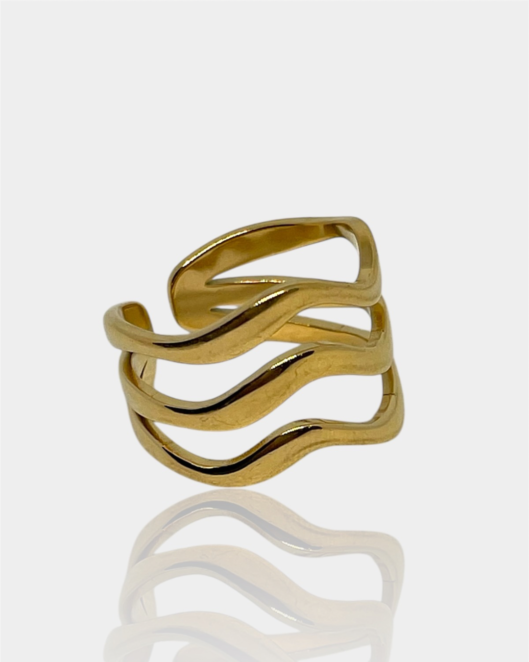 Anillo Ondina dorado