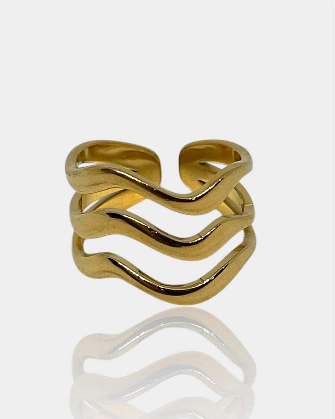 Anillo Ondina dorado