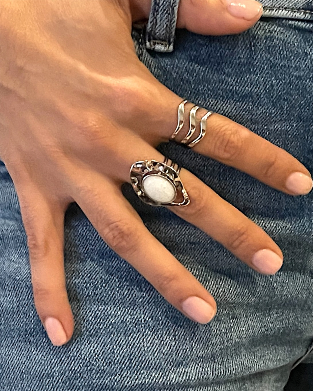 Anillo Theia Plateado