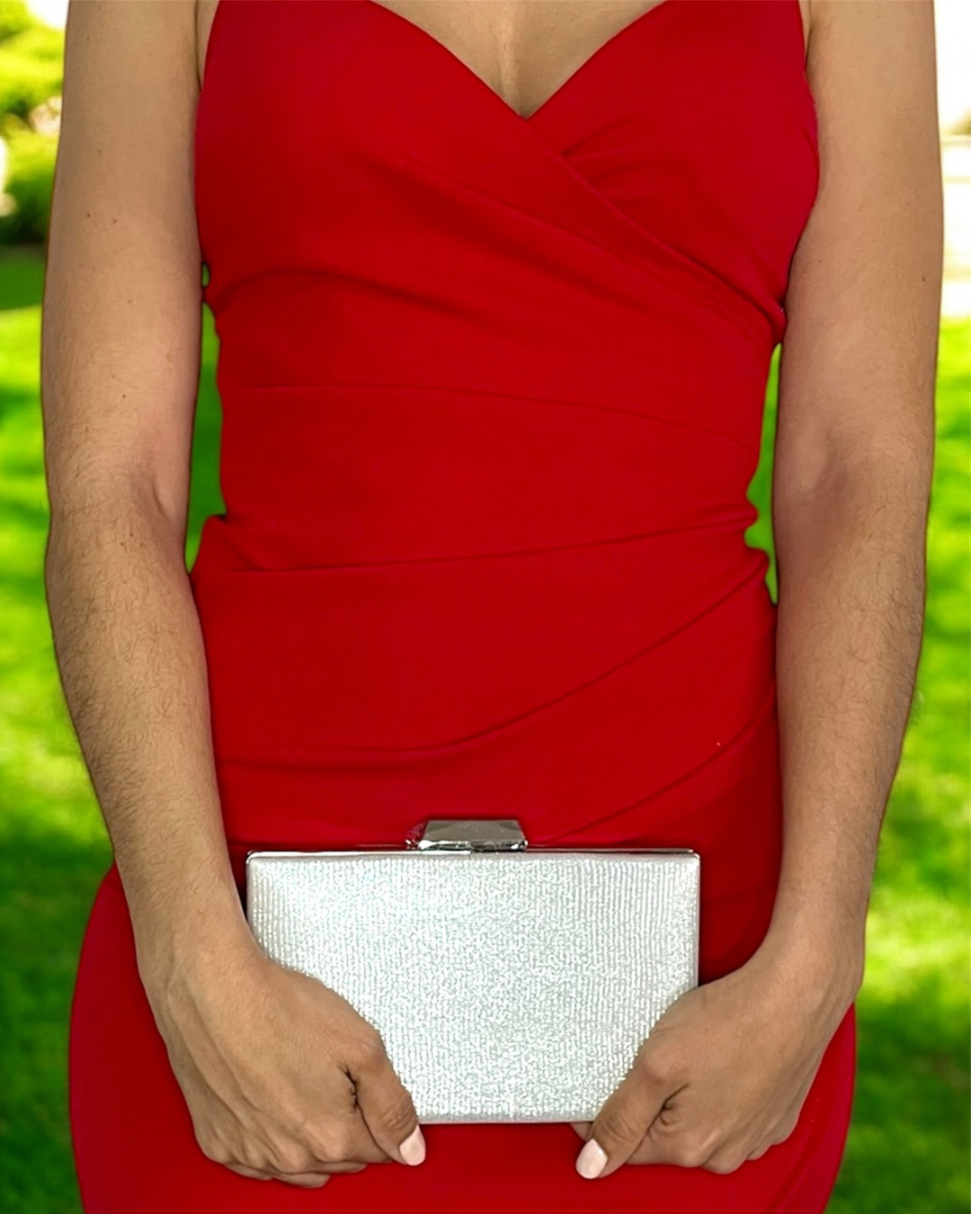 Clutch Stella Plateado