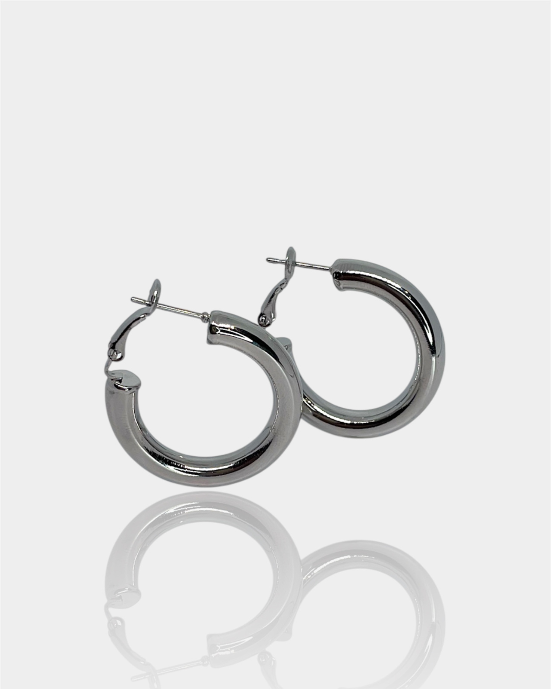 Pendientes Círcula Plateado