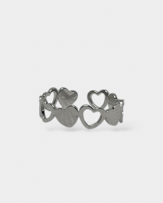 Anillo Latidos Plateado