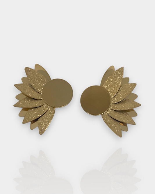 Pendientes Náyade dorado